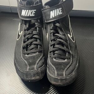 Nike Black and White High-Top Sneakers